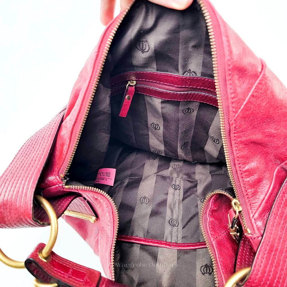 Vintage Y2K Juicy Couture Lock Large 'Gossip' Hobo Handbag - Picture 7 of 10
